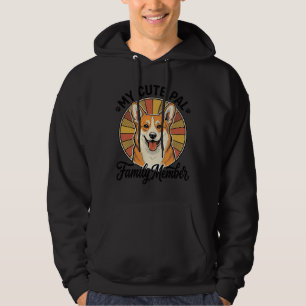 Corgi-Familien-Shirt Vintage Haustierliebhaber-Des Hoodie