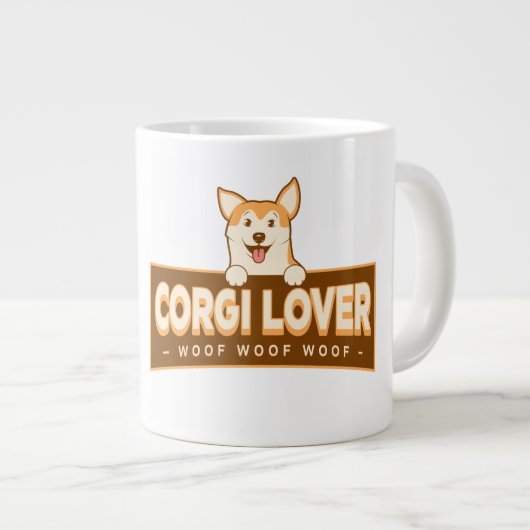 CORGI-FAN Jumbo-Tasse (Vorderseite Rechts)