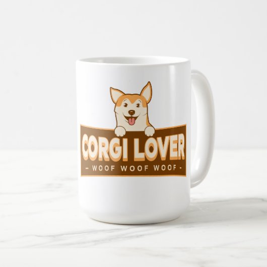 CORGI-FAN KAFFEETASSE (VorderseiteRechts)
