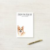 Corgi-Fan Post-it Klebezettel (Auf Schreibtisch)