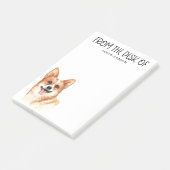 Corgi-Fan Post-it Klebezettel (angewinkelt)