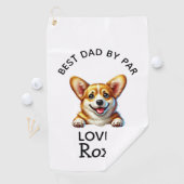 Corgi Father's Day Gift Golfhandtuch (Insitu)