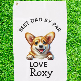 Corgi Father's Day Gift Golfhandtuch