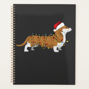 Corgi-Feiertags-Weihnachtslicht Essential T-Shirt Planer