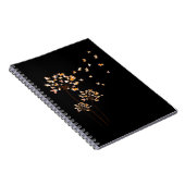 Corgi Flower Fly Dandelion Cute Dog Lover Notizblock (Rechte Seite)