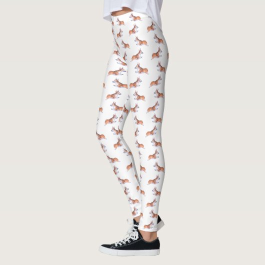 Corgi-Flugeruch Leggings (Links)