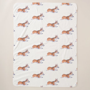 Corgi-Flugsumie Muster 2 Sherpadecke