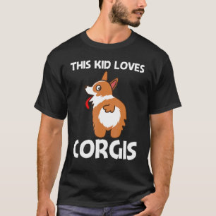 Corgi for Kids Boys Pet Hund Tierhalter T-Shirt