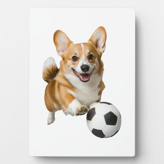 Corgi Fotoplatte (Vorderseite)