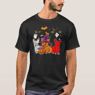Corgi Frohes Halloween Süße Mumie Hexe Dämon Corgi T-Shirt