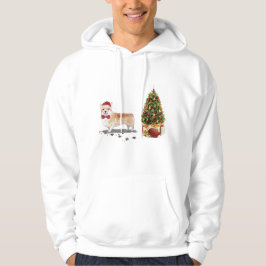 Corgi Funny Christmas Dog mit Tree Hoodie