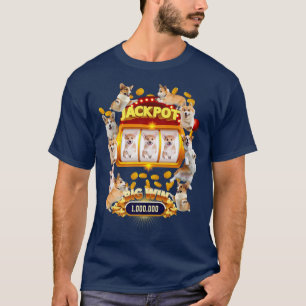 Corgi Funny Christmas für Kinder Teen Erwachsene L T-Shirt