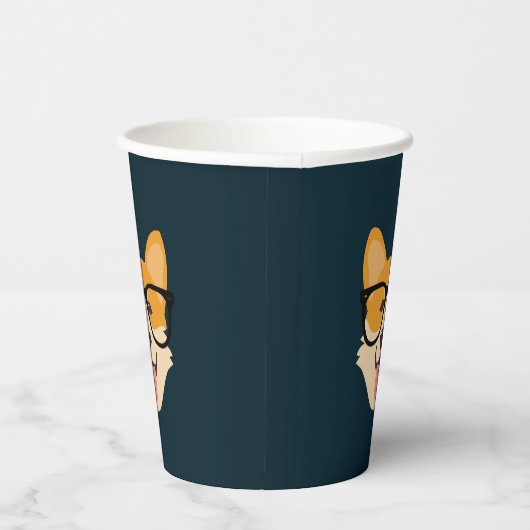 Corgi Funny Pappbecher (Rechts)