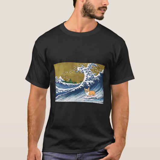 Corgi für Corgi Hintern Hund T-Shirt (Vorderseite)