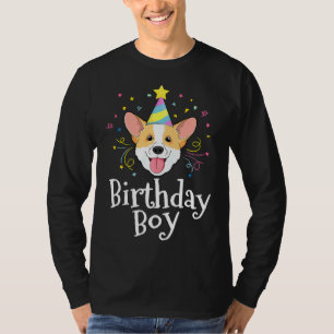 Corgi für Kinder Geburtstagskinder Party Welpe T-Shirt