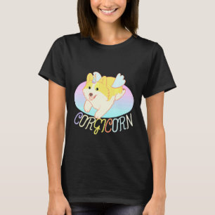 Corgi für Kinder Mädchen Corgicorn Unicorg Dog T-Shirt