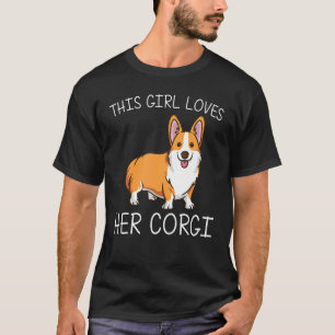 Corgi für Mädchen Kinder Walisischer Korgi Hund Ti T-Shirt