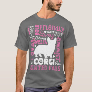 Corgi für Männer Frauen Mädchen Kinder Hund Lover T-Shirt