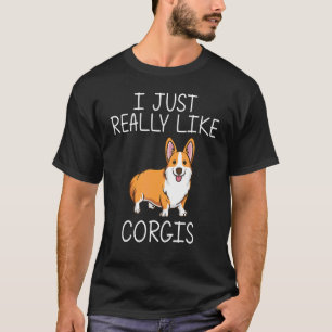 Corgi für Männer Frauen Walisischer Korgi Hund Tie T-Shirt