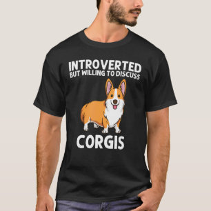 Corgi für Männer Frauen Walisischer Korgi Hund Tie T-Shirt