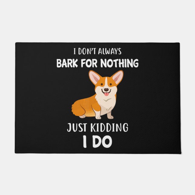 Corgi Fußmatte (Vorderseite)