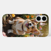 Corgi Garden Fun Case-Mate iPhone Hülle (Rückseite (Horizontal))