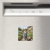Corgi-Gärtner Magnet (In Situ (Geschirrspüler))