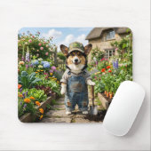 Corgi-Gärtner Mousepad (Mit Mouse)