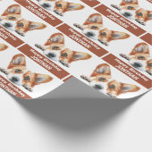 Corgi Geburtstag bunt niedlich Geschenkpapier (Ecke)