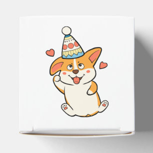 Corgi-Geburtstags-Party Geschenkschachtel
