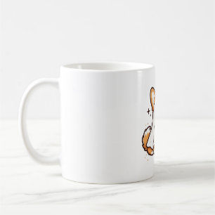 Corgi-Geist-Kostüm Süße Halloween-Tier-Kunst Kaffeetasse