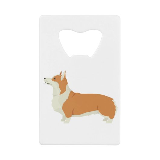 Corgi Geldbeutel Flaschenöffner (Vorderseite)