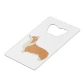 Corgi Geldbeutel Flaschenöffner (Rückseite Schrägansicht)