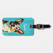 Corgi-Gepäckanhänger Gepäckanhänger (Vorderseite horizontal)