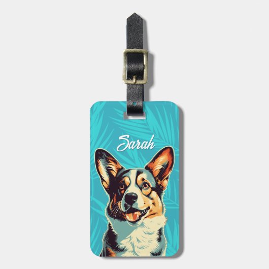Corgi-Gepäckanhänger Gepäckanhänger (Vorderseite vertikal)