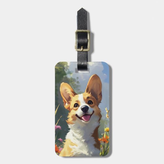 Corgi-Gepäckanhänger Gepäckanhänger (Vorderseite vertikal)