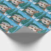 Corgi Geschenkpapier (Ecke)