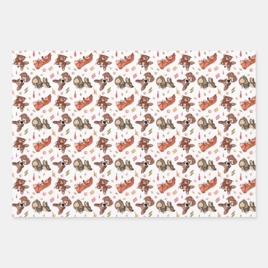 Corgi Geschenkpapier Set (Vorderseite)