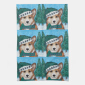 Corgi Geschirrtuch (Vertikal)