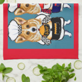 CORGI GESCHIRRTUCH (Gefaltet)