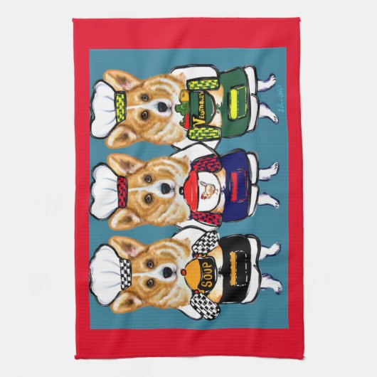 CORGI GESCHIRRTUCH (Vertikal)