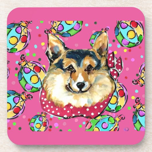 CORGI GETRÄNKEUNTERSETZER (Vorderseite)