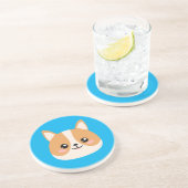 Corgi Getränkeuntersetzer (Seite)