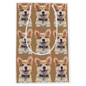 Corgi Gift Bag Mittlere Geschenktüte (Vorderseite)