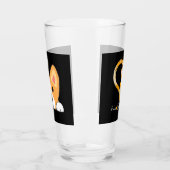 Corgi Gift | Face Corgi Lovely I Liebe Corgis Glas (Links)