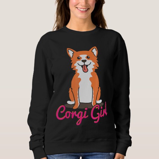 Corgi Girl Sweatshirt (Vorderseite)
