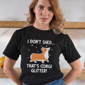 Corgi Glitzer T-Shirt