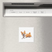 Corgi glücklich spielerischer Spaß springen in der Magnet (In Situ (Geschirrspüler))