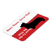 Corgi Go Potty Magnet - lass Hund aus CUSTOMIZABLE (Linke Seite)