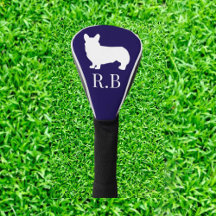 Corgi Golf Blue Navy